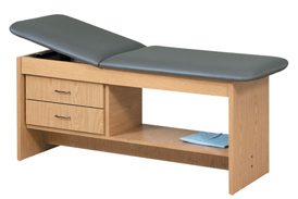 Clinton #9013 Treatment Table with Drawers